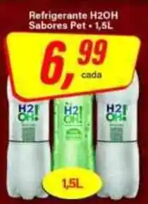Rede Supermarket Refrigerante H2OH Sabores Pet oferta