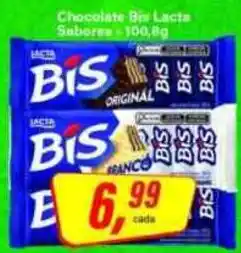 Rede Supermarket Chocolate Bis Lacta oferta