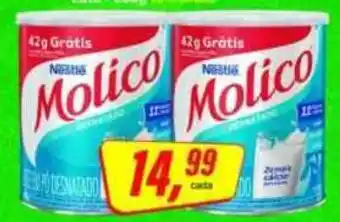 Rede Supermarket Molico desnatado oferta