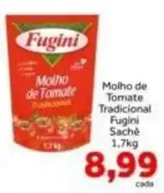 Shibata Supermercados molho de tomate tradicional fugini sachê oferta