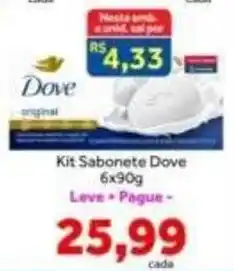 Shibata Supermercados Kit Sabonete Dove oferta