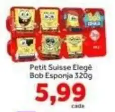 Shibata Supermercados petit suisse elegê bob esponja oferta