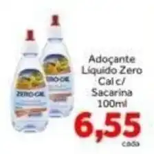 Shibata Supermercados Adoçante Líquido Zero Cal c/ Sacarina oferta