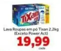 Shibata Supermercados Lava Roupas em pó Tixan oferta