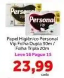 Shibata Supermercados Papel Higiênico Personal Vip oferta