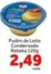 Shibata Supermercados Pudim de Leite Condensado Rebeka oferta