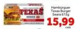 Shibata Supermercados Hambúrguer texas burger oferta