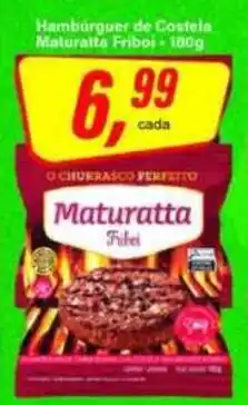 Rede Supermarket Hambúrguer de Costela Maturatta Fribó oferta
