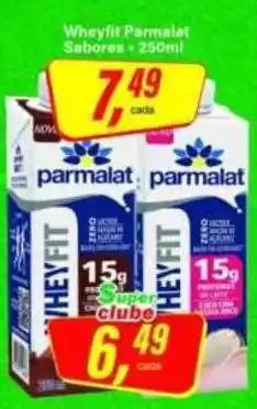 Rede Supermarket Wheyfit Parmalat Sabores oferta