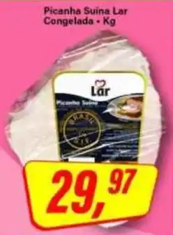 Rede Supermarket Picancha Suína Lar oferta