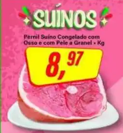 Rede Supermarket Pernil Suino Congelado com Osso e com Pele a Granel oferta