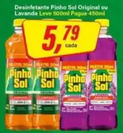 Rede Supermarket Desinfetante Pinho Sol Original ou Lavanda Leve oferta