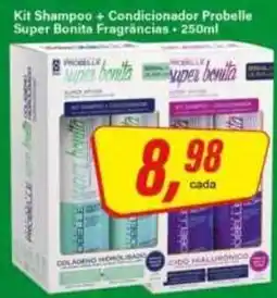 Rede Supermarket Kit Shampoo + Condicionador Probelle Super Bonita Fragrâncias oferta