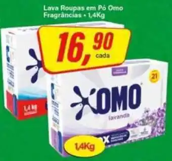 Rede Supermarket Lava Roupas em Pó Omo oferta