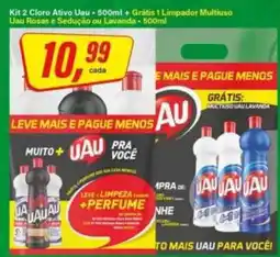 Rede Supermarket Kit 2 Cloro Ativo Uau oferta