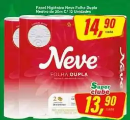 Rede Supermarket Papel Higiênico Neve Folha Dupla oferta