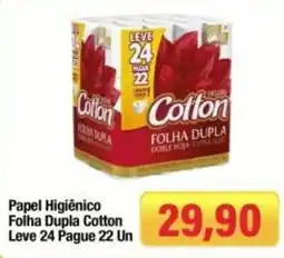 Spani Atacadista Papel Higiênico Folha Dupla Cotton oferta