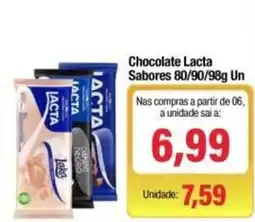 Spani Atacadista Chocolate lacta sabores oferta