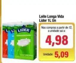 Spani Atacadista Leite Longa Vida Lider 1L Un oferta