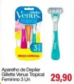 Spani Atacadista Aparelho de Depilar Gillette Venus Tropical Feminino oferta