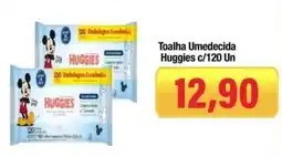 Spani Atacadista Toalha umedecida huggies c/120 un oferta