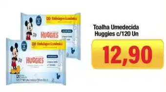 Toalha umedecida huggies c/120 un
