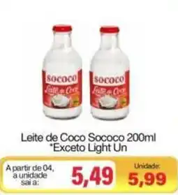Spani Atacadista Leite de Coco Sococo oferta