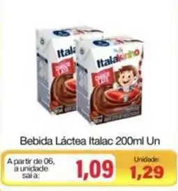 Spani Atacadista Bebida Láctea Italac oferta