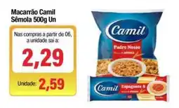 Spani Atacadista Macarrão Camil Sêmola oferta