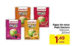 Carrefour Bairro Água de coco mais sococo sabores oferta