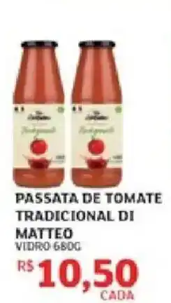 Assaí Atacadista Passata de tomate tradicional di matteo vidro oferta