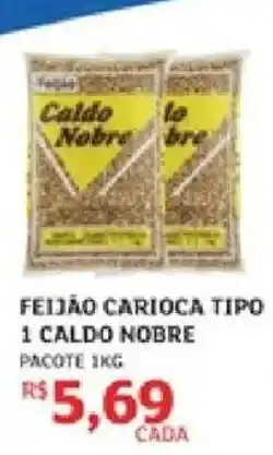 Assaí Atacadista Feijão carioca tipo 1 caldo nobre oferta