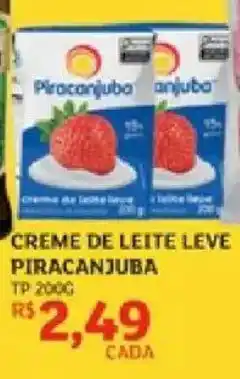 Assaí Atacadista Creme de leite leve piracanjuba oferta