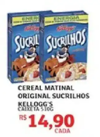 Cereal matinal original sucrilhos kellogg's