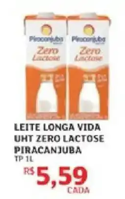 Assaí Atacadista Leite longa vida uht zero lactose piracanjuba oferta