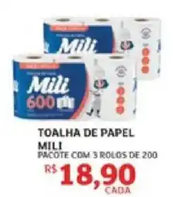 Assaí Atacadista toalha de papel mili oferta
