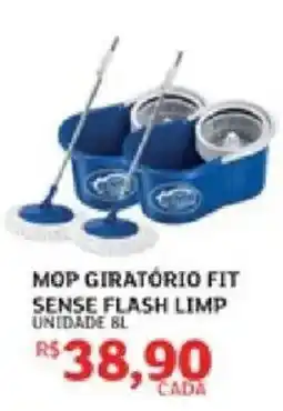 Assaí Atacadista mop giratório fit sense flash limp oferta