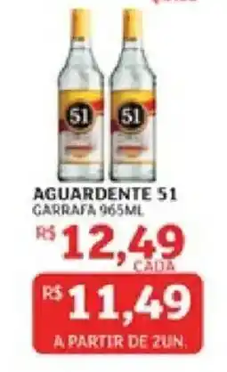 Assaí Atacadista Aguardente 51 oferta