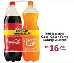 Hirota Food Supermercado Refrigerante Coca-Cola + Fanta Laranja oferta