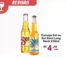Hirota Food Supermercado Cerveja Sol ou Sol Zero Long Neck oferta