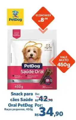 Sam's Club Snack para cães Saúde Oral PetDog oferta