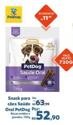 Sam's Club Snack para cães saúde oral petdog oferta