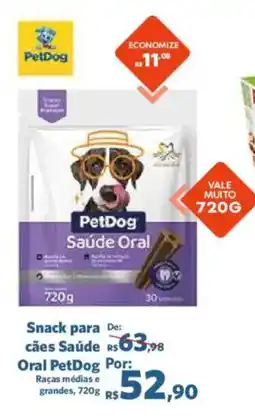 Sam's Club Snack para cães Saúde Oral PetDog oferta