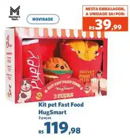 Sam's Club Kit pet fast food hugsmart oferta