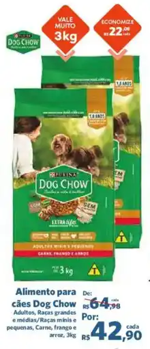 Sam's Club Alimento para cães dog chow oferta