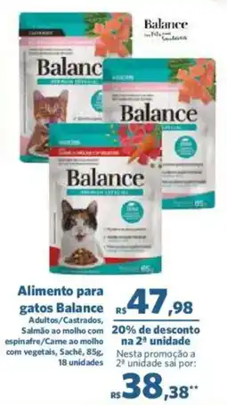 Sam's Club Alimento para gatos Balance oferta