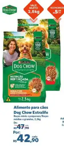 Sam's Club Alimento para cães Dog Chow Extralife oferta