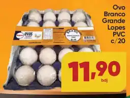 Lopes Supermercados Ovo branco grande oferta