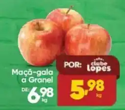 Lopes Supermercados Maçã-gala a granel oferta