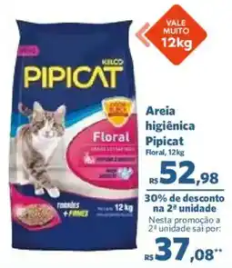 Sam's Club Areia higiênica Pipicat Floral oferta
